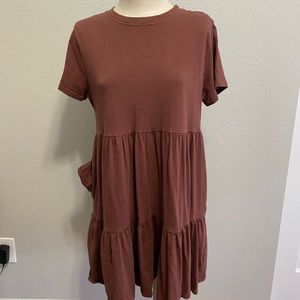 Terracotta T-Shirt Dress